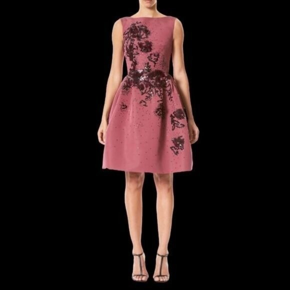 Carolina Herrera Embroidered dress size 4 New - Picture 9 of 14